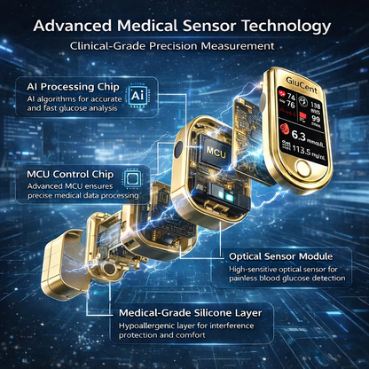 🔥Final 3 Hours: 70% OFF🏆Develops Newly Launched Non-Invasive Smart Blood Sugar Tracking Device✅TGA Approved