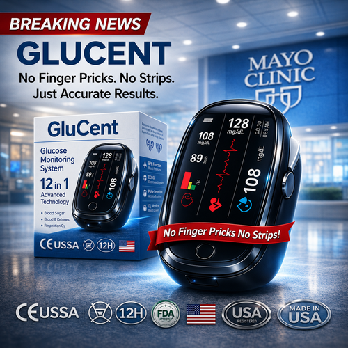 🔥Final 3 Hours : Only Limited Stock Left🏆GluGent™ Non-Invasive Blood Glucose Meter 99.9% Accuracy （Mayo Clinic Recommended）