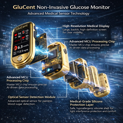 🔥Final 3 Hours: 70% OFF🏆Develops Newly Launched Non-Invasive Smart Blood Sugar Tracking Device✅TGA Approved